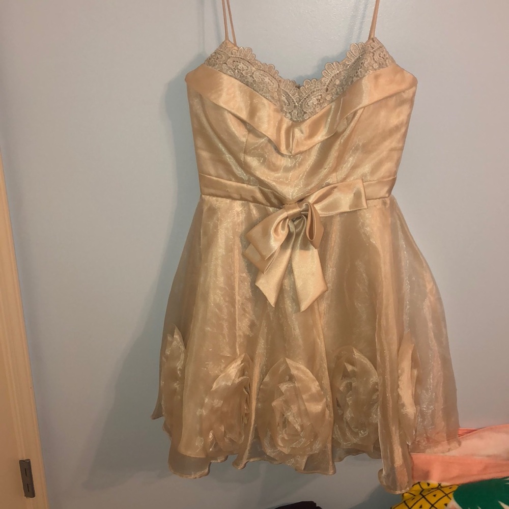 Tan dress